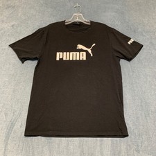 PUMA T-Shirt Mens Large Black Graphic Print B...
