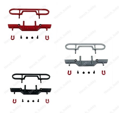 For FMS 1/24 FCX24M D90 D110 RC Crawler Car Aluminum Metal Parts Front Bumper