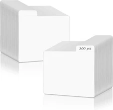 200PCS White Trading Card Dividers, Paper Organizer for Sport Game Business Play