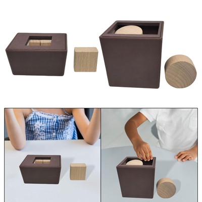 3D Holz Brainteaser Puzzle Würfel Holzpuzzle Box für Jugendliche Familie Kinder
