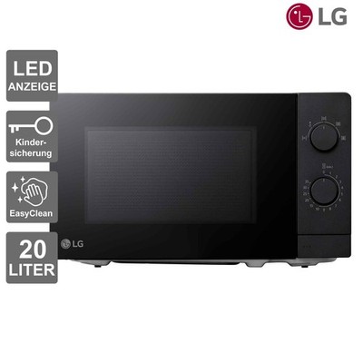 LG MS2082F Mikrowelle Easy Clean 20 Liter Kapazität Auftauen RC_MS2082F_B