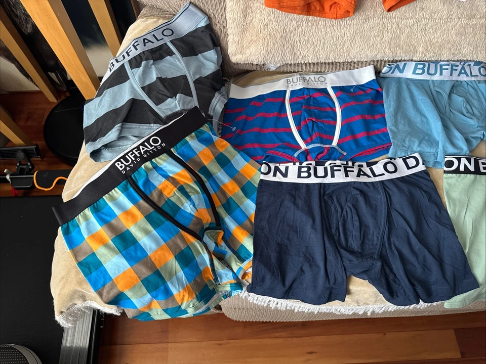 Set of 11 Men’s Buffalo by David Bitton Boxer Brief Underwear Medium Size , New - Image 4 of 4