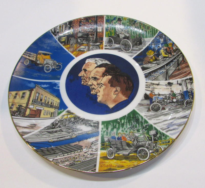 Vintage Ford Motor Company Commemorative Keepsake Porcelain Plate 3 Generations