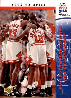 B.J. Armstrong 1993-94 Upper Deck #208 Chicago Bulls Basketball Trading Card