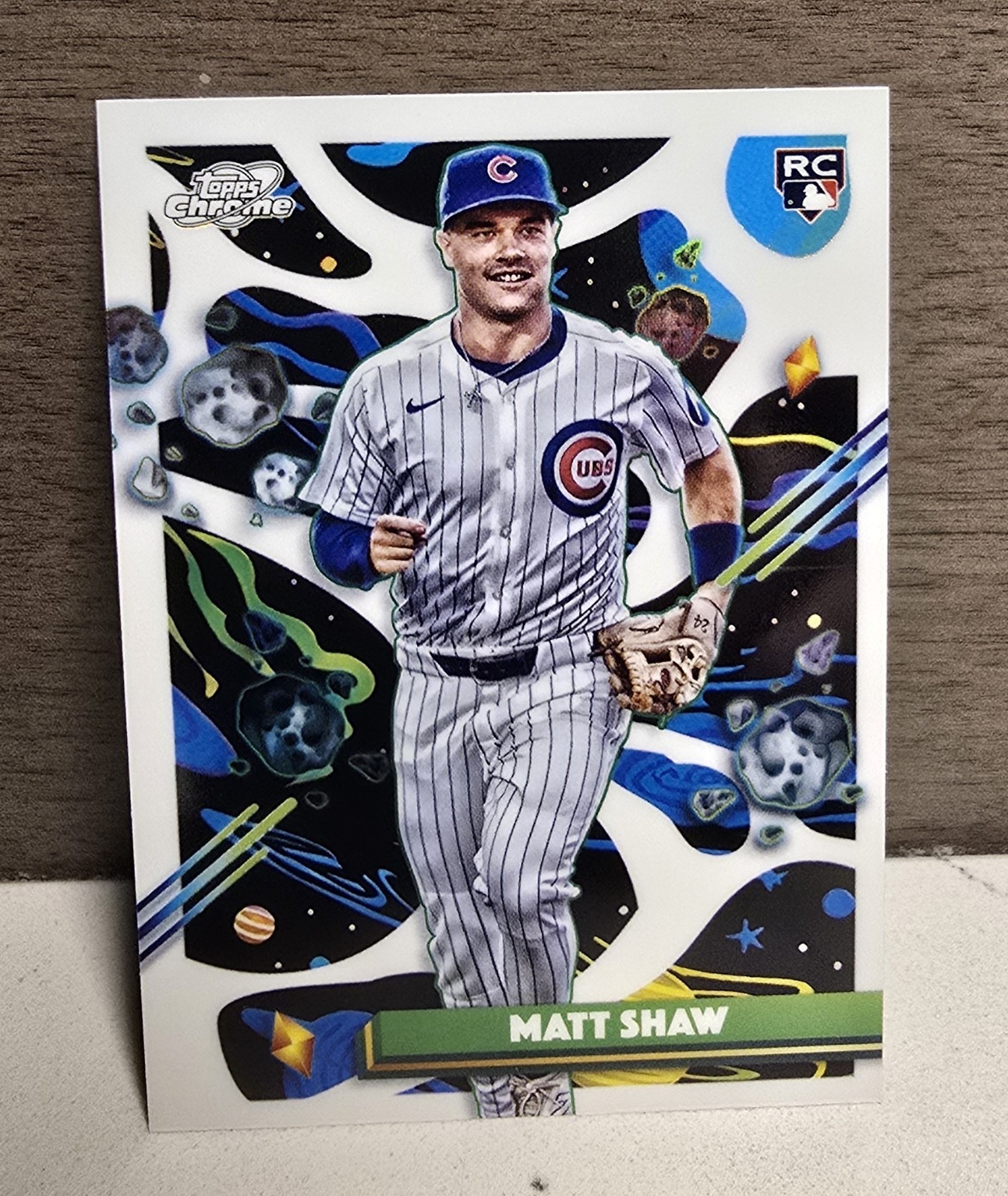 2025 Topps Cosmic Chrome - white hole Matt Shaw #35 (RC)