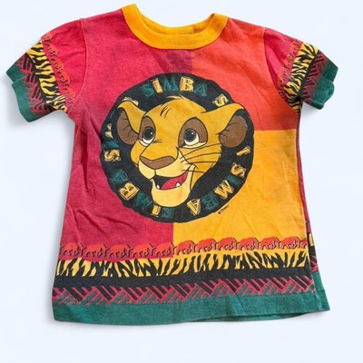 RARE HTF vintage simba lion king toddler tee, 3T. minimal fading and well stored