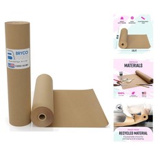 Versatile 18" x 2100" Brown Kraft Paper Roll - Perfect for Shipping and Crafts