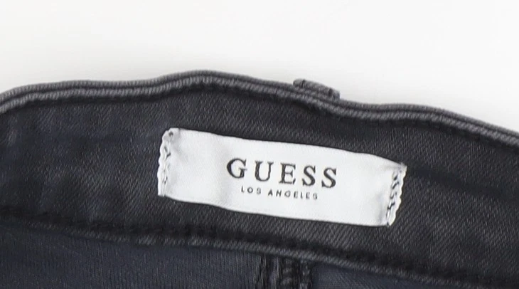 GUESS Women's Black Lace Hot Pants, Size 10, Casual Chic - Image 3 of 4