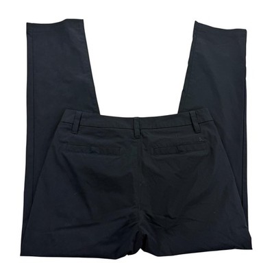 UNTUCKit Pants Mens 30x30 Black Chino Straight Fit Polyester Pockets Performance