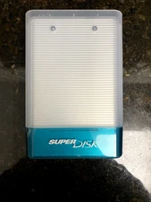 Imation SuperDisk USB drive for MacIntosh SD-USB-M floppy disk drive blue/clear