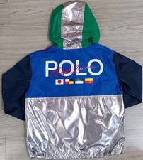    Kids Polo Water-Resistant Windbreaker Jacket Size 4T Exclusive New