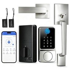 Fingerprint Keyless Entry Door Lock with Touchscreen Keypad, APP Control Smar...