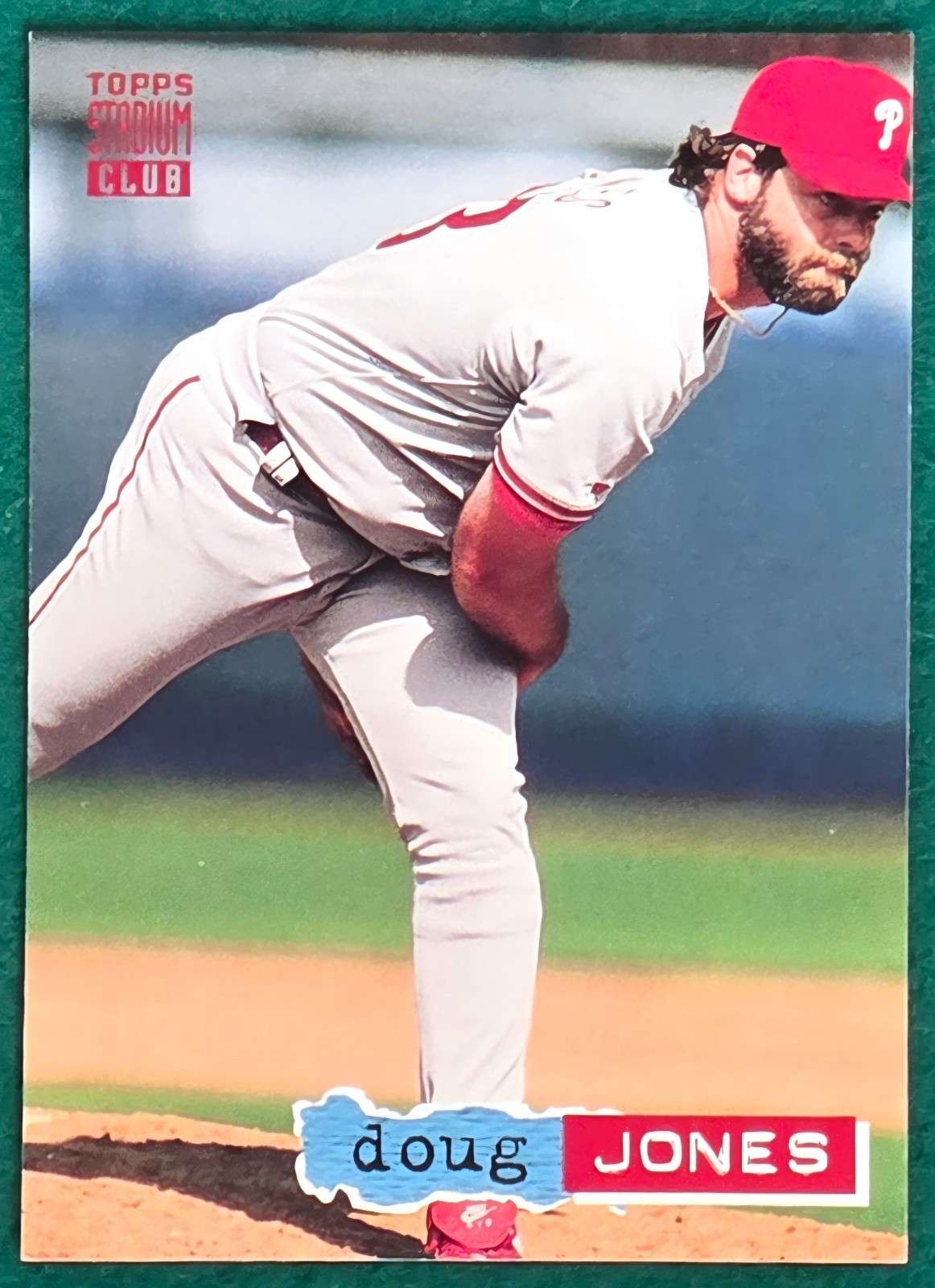 Doug Jones - 1994 Topps Stadium Club #580 - Philadelphia Phillies Baseball Card