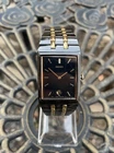 🖤 Seiko 1N00 Quartz Vintage Tank Watch – Gold & Black Two-Tone | Japan Movement