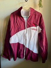 Vintage Arizona Cardinals Nylon Windbreaker Jacket Size L