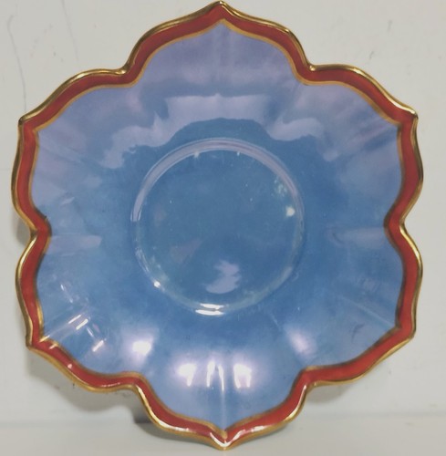 Vintage Noritake Nippon Lusterware Iridescent Lotus Sugar Bowl W Saucer & Spoon - Picture 13 of 14