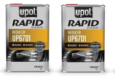 U-POL 6701 Rapid System Auto Body Primer Reducer Liter (2 Pack)