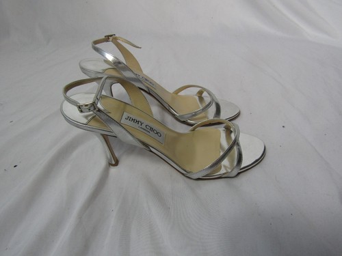 Sandalias de cuero con espejo Jimmy Choo India talla 40 - usadas una vez - Imagen 6 de 9