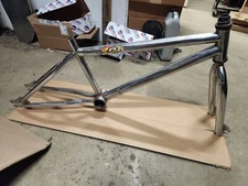 Powerlite P-17 20"  Frame & Fork Chrome Old Mid School BMX GT