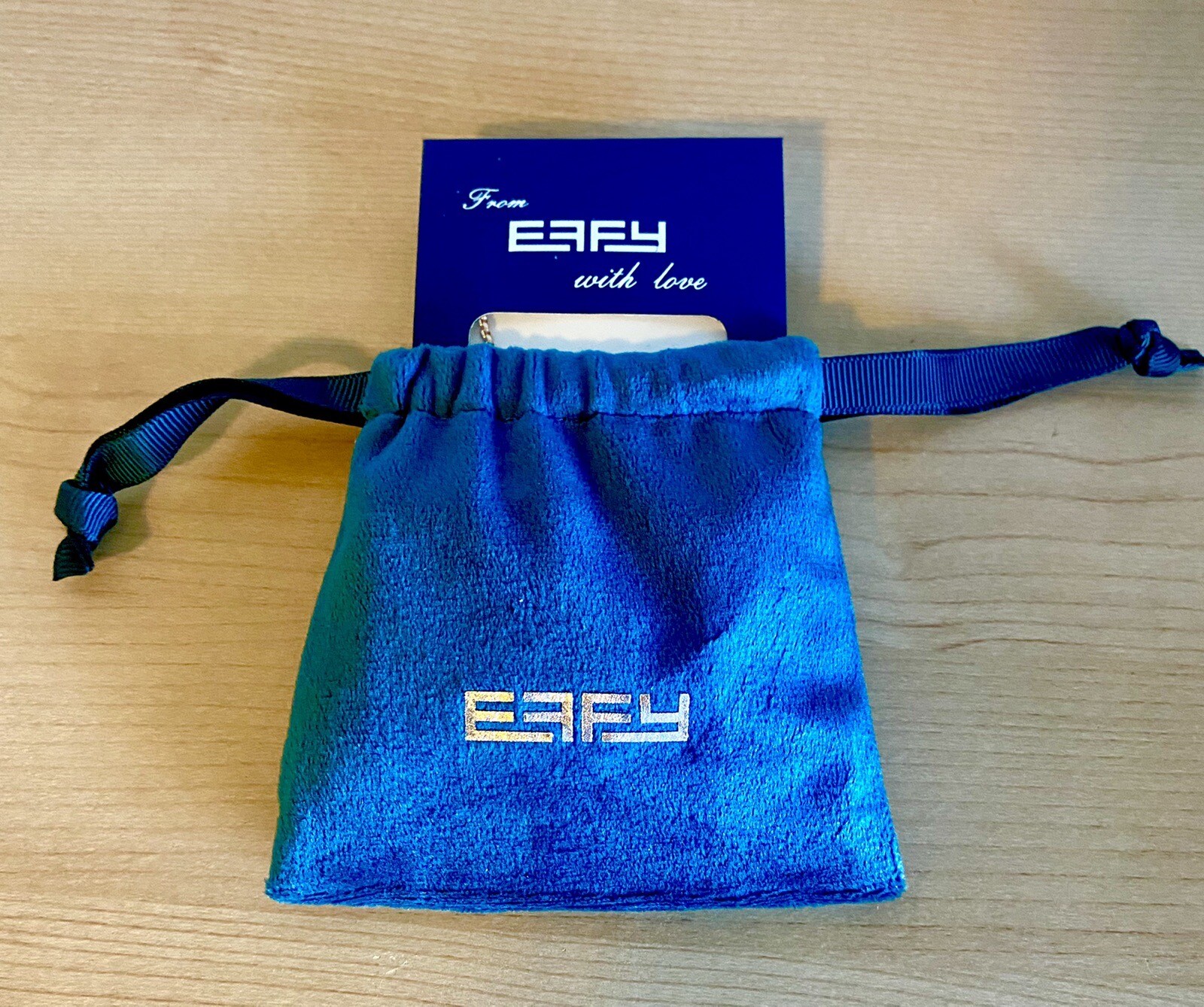 EFFY Necklace WITH LOVE 24" Chain & 9 Charms Pendant Gold Plated and