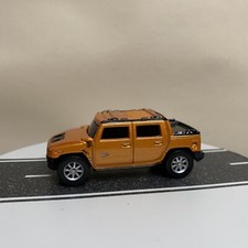 Maisto 2001 Hummer H2 Pickup Truck Concept Orange Metallic w/Black Trim 1:64 NM