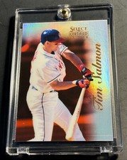 1996 TIM SALMON SELECT CERTIFIED MIRROR RED #37 ANGELS 90 MADE  (242)