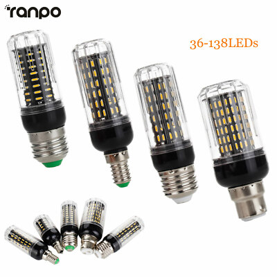 E27 E14 B22 12W 20W 25W 30W LED Maisbirne 4014SMD Lichtlampe heller Wechselstrom
