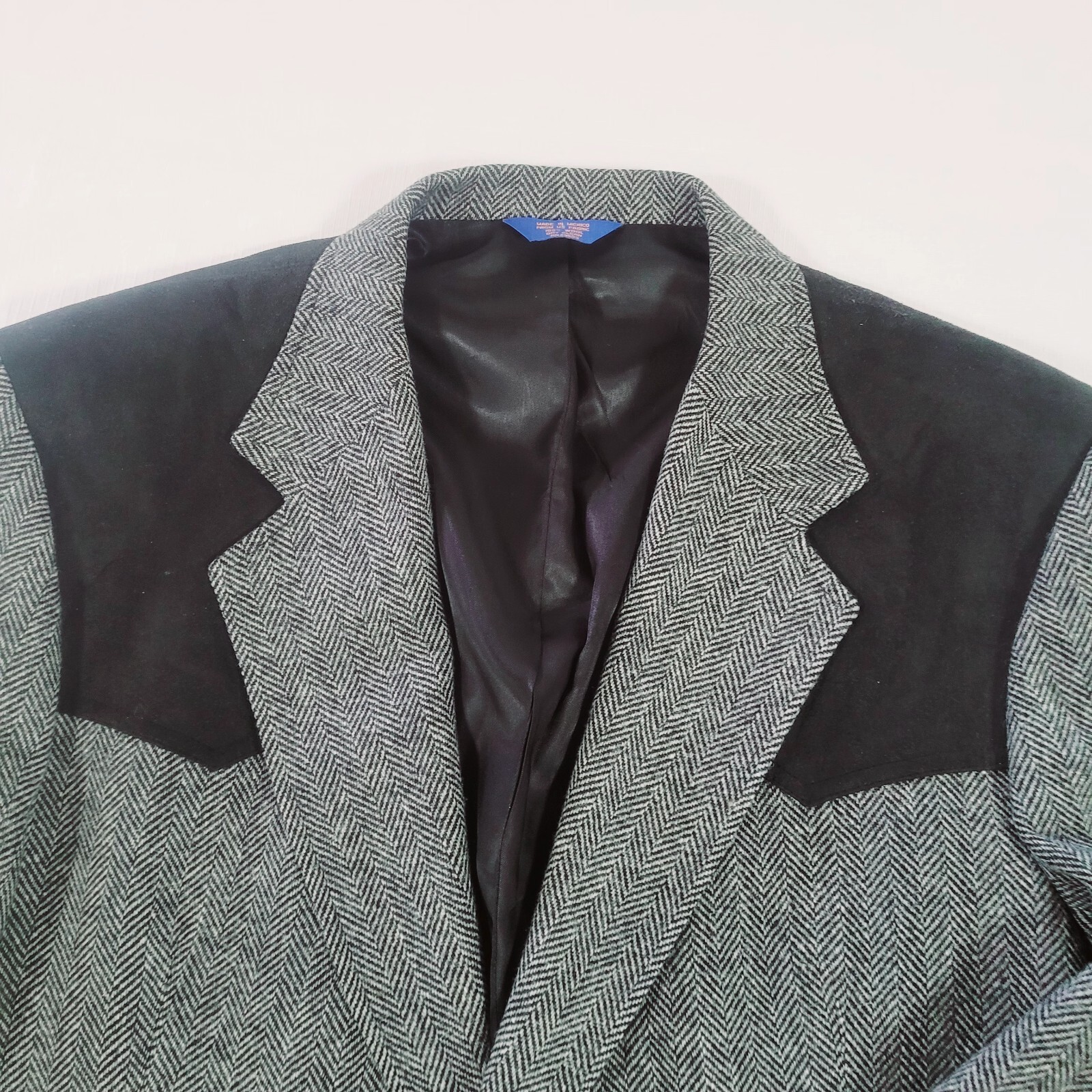 Pendleton Wool Blazer Herringbone Western Elbow P… - image 5