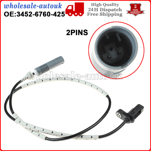 2PCS ABS Wheel Speed sensor rear left / right BMW 3 Series E90 E92 323 325 328 i - Picture 2 of 9