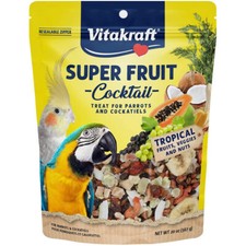 Vitakraft Super Fruit Cocktail Treat for All Parrots  Cockatiels 20 oz 567 g 