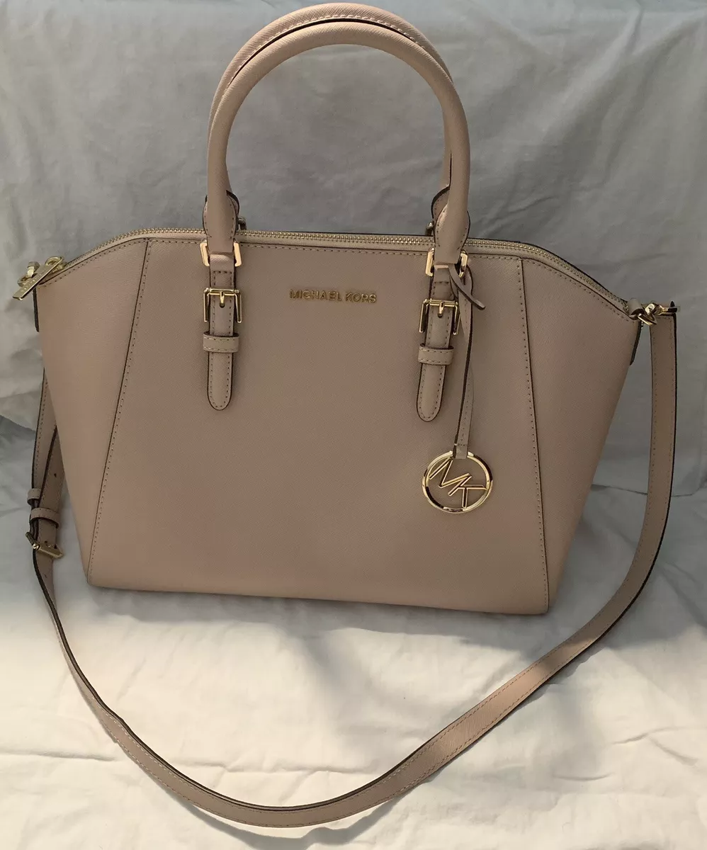 Michael Kors - Ciara Large Saffiano Leather Tote Grey