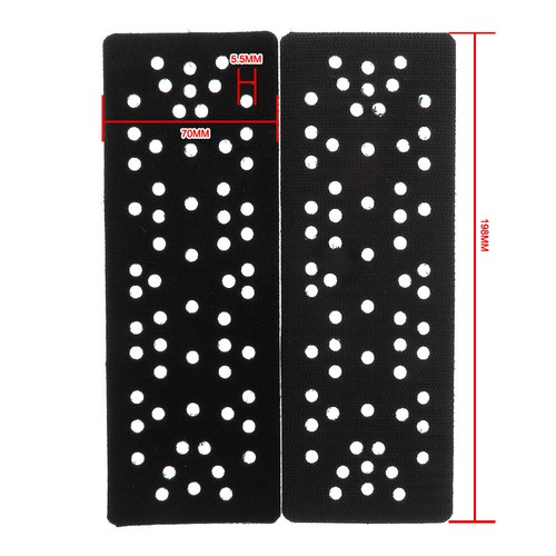 70x198mm 62 Hole Pad Saver Protector Pad for Sanding Pad Hook & Loop Backing Pad - Picture 2 of 7