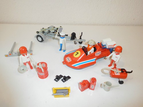 PLAYMOBIL BATEAU DE course 3538 numéro 2 remorque hors-bord vintage klicky EUR 18,00 - FR