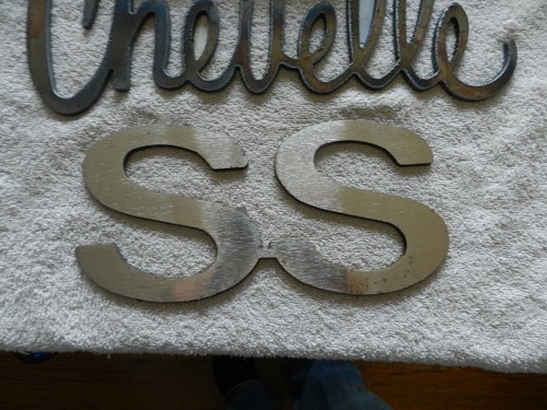 SpeedCult steel script Chevelle & SS Wall Hangers Chevy Patch - Picture 4 of 9