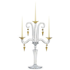 Baccarat Mille Nuits Candelabra Gold Rare