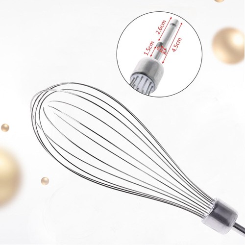 Stainless Steel Electric Egg Beater Accessory Frother Mixer Whisk Kitchen Tool. - Picture 8 of 11