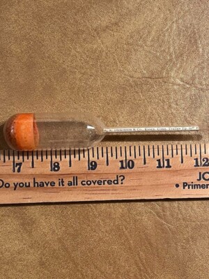 Witch Hazel Hydrometer Antique Essex Connecticut E. Dickenson & Co.