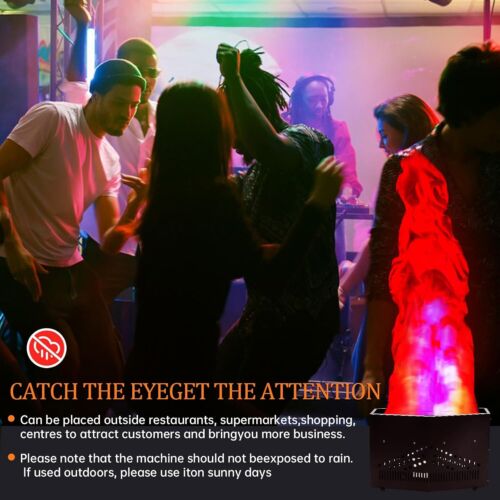 Fake Fire Flame 36 LED Flame Lamp for Bonfire Party Stage DJ Party Nightclub - Picture 5 of 12