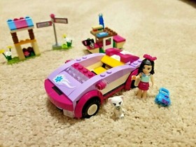 LEGO Friends Emma's Sports Car (41013) Not Complete But Still Nice!