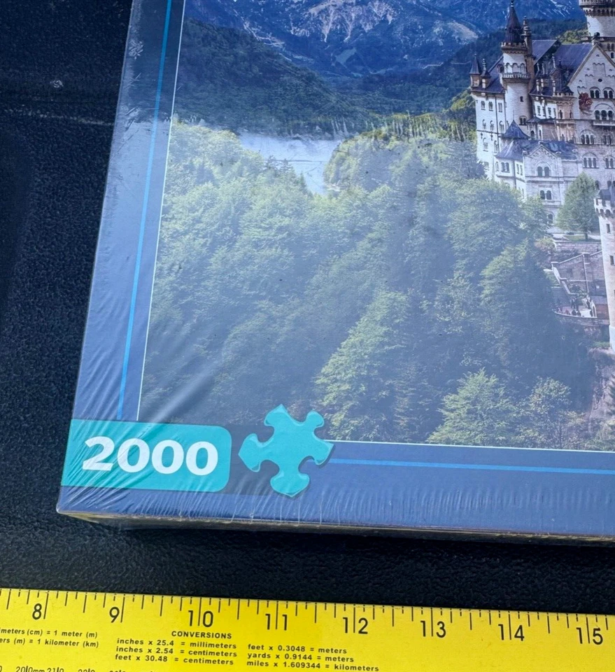 NEW Neuschwanstein Castle Puzzle 2000 Pieces Buffalo Games Inc. 38.5x26." SEALED - Image 4 of 4
