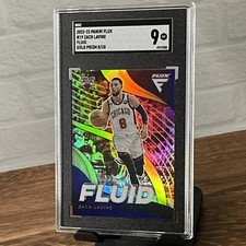 ZACH LAVINE 2022-23 Flux Fluid Gold 8/10 SGC 9 🔥