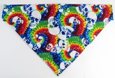 Skulls,Dog Bandana, Over the Collar dog bandana, Dog collar bandana,puppy
