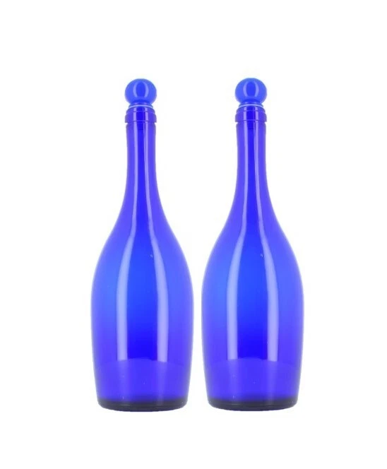 PandaHall - Mini bottiglie in vetro trasparente da 55 ml, 88 x 49 mm, con tappo in sughero, per matrimoni, feste, progetti artigianali
