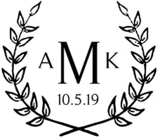 Custom Monogram Embosser - Personalize with Initials & Text - Hand-Held Embosser