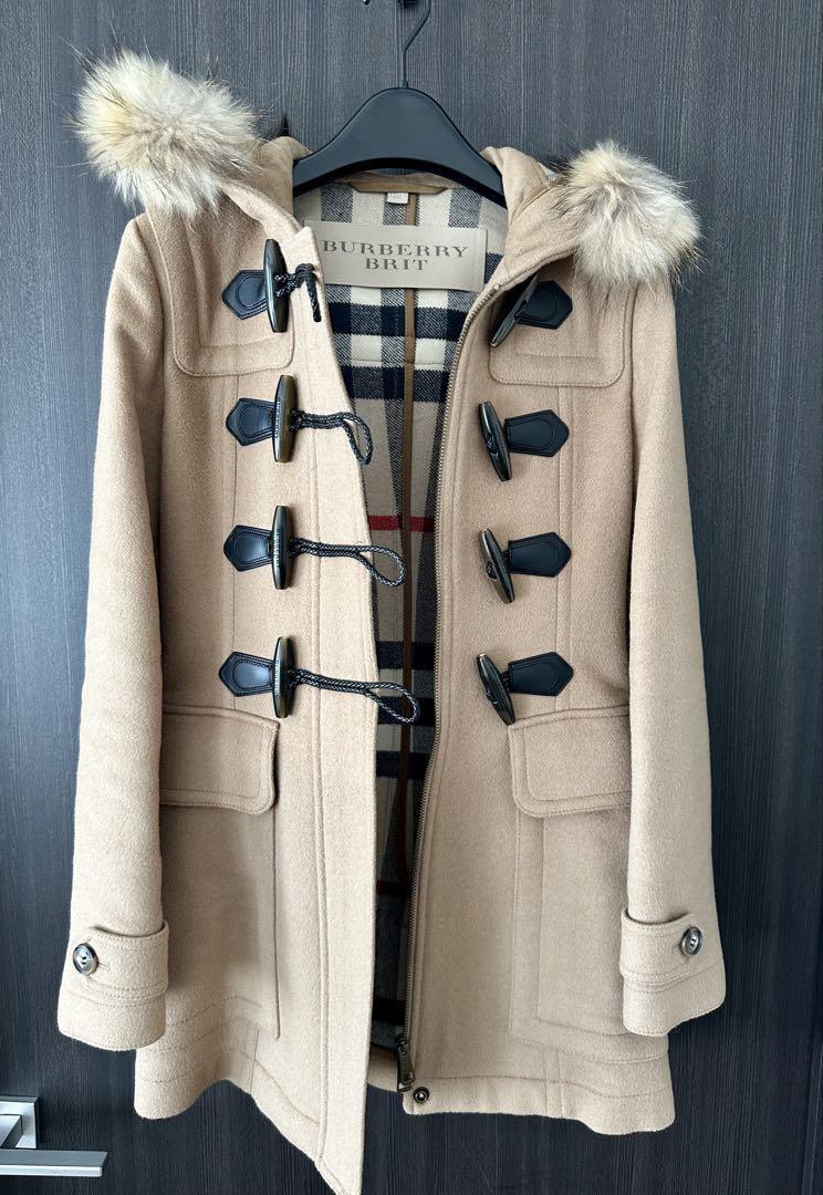 BURBERRY BRIT ベージュ ウールコート S BURBERRY BRIT ベージュ ウールコート S