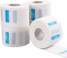 5 Rolls Disposable Barber Paper Neck Strips, Stretchy Paper Neck Band Protector