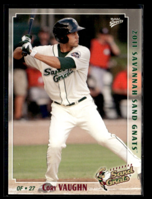 Cory Vaughn 2011 Savannah Sand Gnats Team Set
