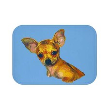 Chihuahua 'Belle' Bathroom Rug Mat -