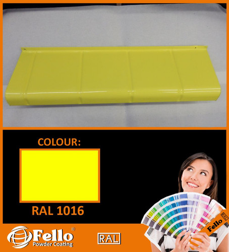 Peinture Polyester Fello RAL 1016 Jaune Soufre - 5kg Brillant - Neuf