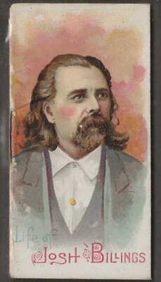 DUKE (USA) - GESCHICHTEN ARMER JUNGEN & BERÜHMTER MENSCHEN 1889 - JOSH BILLINGS